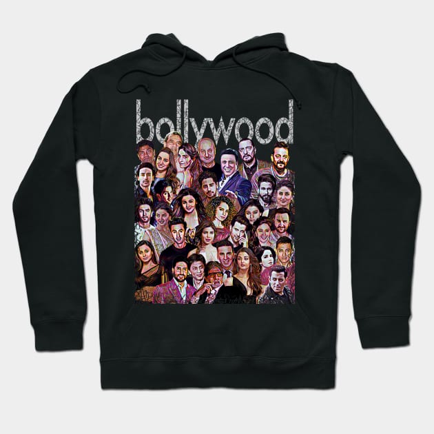 Bollywood Fan Hoodie by Jotted Designs